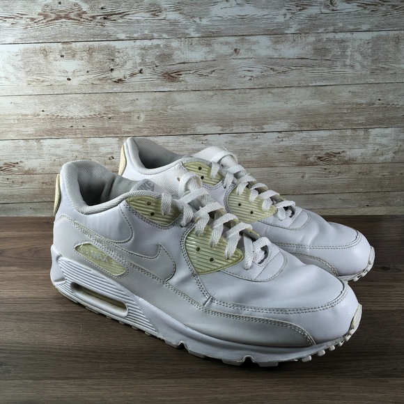 nike air max 9 leather white mens